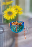GC - Songbird Essentials - Copper Bluebird Mealworm Window Feeder
