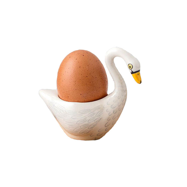 Hannah Turner - Egg Cup - White Swan