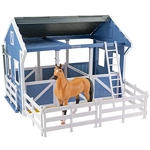 Breyer - Classics - 6 Piece Deluxe Country Stable w/ Horse