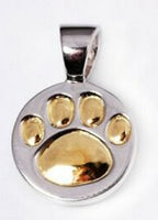 Lisa Welch - Charm - Sterling Silver - Dog Paw Print - Large