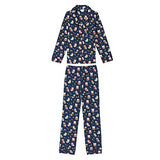 BedHead - Stretch Long Sleeve PJ Set - Autumn Owls - X-Small