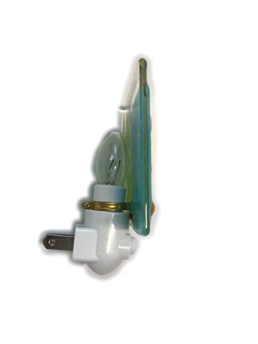 Snazzy Glass - Night Light - Birds - Teal & Green