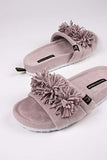 Pretty You London - Tasseled Slider - Mink - X-Large