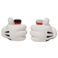 Enesco Disney Ceramics Mickey Mouse Hands Sculpted Salt and Pepper Shaker Set, 3.54 Inch, Multicolor