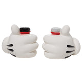 Enesco Disney Ceramics Mickey Mouse Hands Sculpted Salt and Pepper Shaker Set, 3.54 Inch, Multicolor