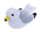Wild Republic Audubon Birds Ring Billed Gull, Stuffed Animal, 7 Inches, Plush Toy, Fill is Spun Recycled Water Bottles