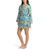 Bedhead - Shawl Collar Sateen Robe - Make Lemonade - S/M