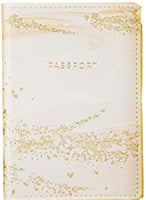 Eccolo - Passport Cover & Luggage Tag - Pink Marble