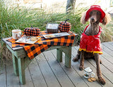 Boston International - 12"x5" Ceramic Platter - Halloween Truck Pups