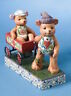 Jim Shore - Figurine - Bears and Wagon - "Pull Me Now and I'll Pull You Later"