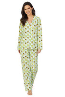 BedHead - Classic Long Sleeve Pajama Set - Avocuddle - XSmall