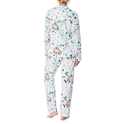 BedHead - Classic Long Sleeve Pajama Set - Ski Village - Large (US 12-14)