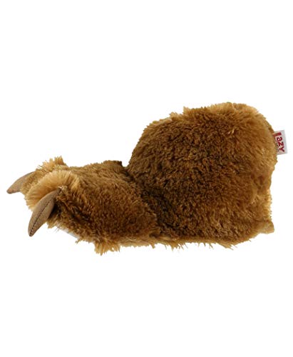 Lazy One Brown Bear Paw Super Soft Slippers Adult & Kids House Shoes