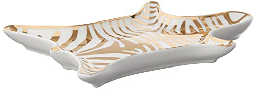 Jonathan Adler Metallic Zebra Dish, Gold