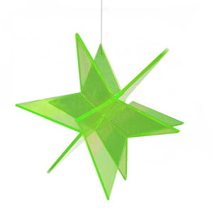 Cazador-del-sol - 5" Hanging 3D Star - Green