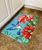 Jellybean - Indoor/Outdoor Rug - 
 Blooming Cactus Hummingbird