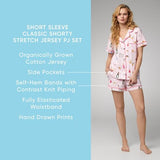 BedHead - S/S Shorty Stretch Jersey PJ Set - Tie the Knot - Medium