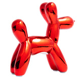 Interior Illusions - 7.5" Poodle Balloon Animal Bank - Red