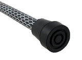 Harvy Canes - 33"-37" Aluminum Adjustable Folding Cane - Black Water Mark Etched