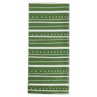 Boston International - 28"x18" Tea Towel Set - Green Trees & Stripes