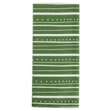 Boston International - 28"x18" Tea Towel Set - Green Trees & Stripes
