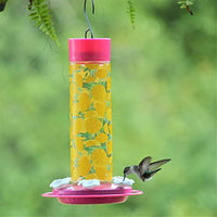 GC - Nature's Way - Decorative Glass Hummingbird Feeder - Lemonade Stand