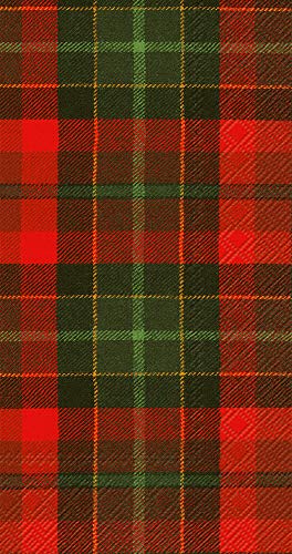 Boston International - Paper Guest Towel - Tartan