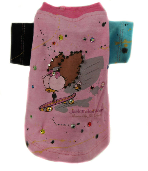 Jack Rocketwear - Couture Dog Tee - Surfdawg - Pink