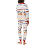 BedHead - L/S Pullover Crew & Jogger PJ Set - Deck the Halls - Medium