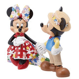 Enesco - Disney Showcase - Botanical Mickey & Minnie Mouse - 6.69"