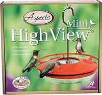 Aspects - 8 Oz. Hummzinger Highview Mini Hummingbird Feeder Red/