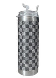 Jacqueline Kent - Diamond Crystal Tumbler - Checkmate