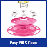 GC - Nature's Way - Decorative Glass Hummingbird Feeder - Lemonade Stand
