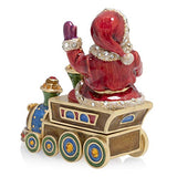 Jay Strongwater - Annual Holiday Box - 2019 Santa on a Train