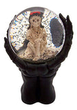 Napco - 7.5" Water Globe on Pedestal - Skeleton