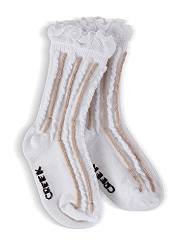 World's Softest Socks - MC Cutie Pie Crew - White - 2-4y