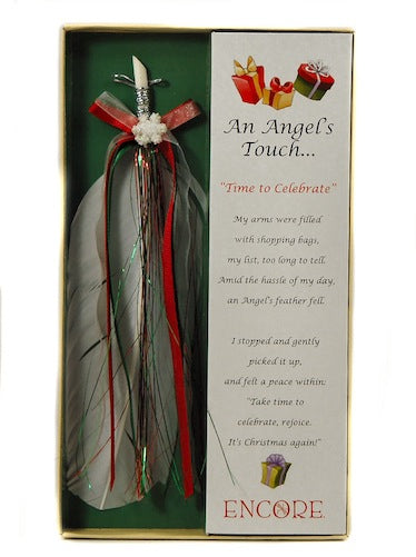 Encore - An Angel's Touch - Inspirational Feather Charm - Time to Celebrate