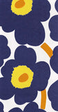 Boston International - Paper Guest Towel 16 Count - Unikko Dark Blue