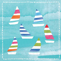 Boston International - 3-Ply 5" Cocktail Napkins - Regatta