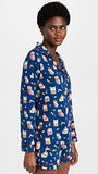 BedHead - L/S Shorty Stretch Jersey PJ Set - Autumn Owls - Small