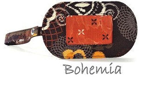 Marie Osmond - Luggage Tag - Brown and Orange - Bohemia