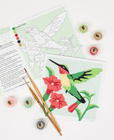 Elle Cree - 6x6 Mini Paint-by-Number Kit - Hummingbird