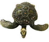 Kubla Craft - Bejeweled Enamel Trinket Box - Sea Turtle