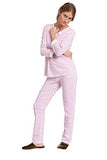 Roller Rabbit - Long Sleeve Pajama Set - Hearts - Pink - Large