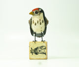 Mullanium - Steampunk Inspired Sculpture - Manakin on Block