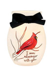 Stony Creek - 4" Glass USB Lighted Jar w/Black Ribbon - Always with You