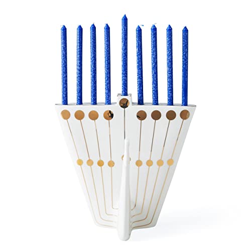 Jonathan Adler - Porcelain Menorah - Peacock