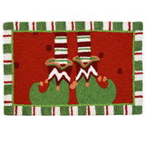 Jellybean - 30x20 Indoor/Outdoor Accent Rug - Santa's Elves Slippers