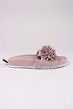 Pretty You London - Tasseled Slider - Mink - Large