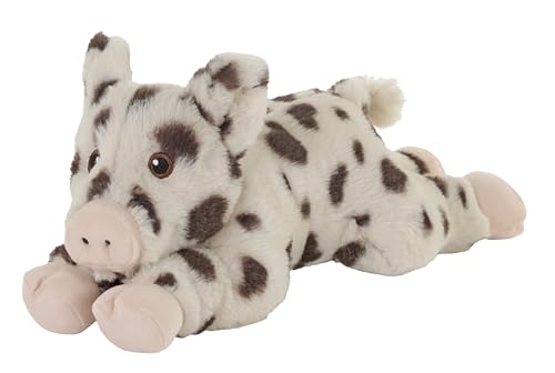 Wild Republic Ecokins Spotted Pig, Stuffed Animal, 12 Inches, Plush Toy, Fill is Spun Recycled Water Bottles, Eco Friendly